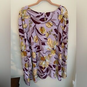 NWT Liz Claiborne Round Neck long sleeve Size 4X women’s top